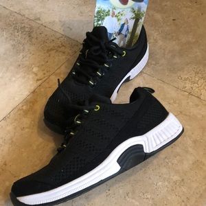 ORTHOFEET WOMENS ATHLETIC BLACK